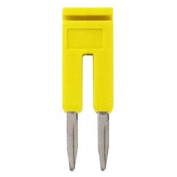 50 pcs - XW5S-P1.5-2YL XW5S Short Bar for use with XW5G-P1.5-2 Grounding Terminal Block, XW5T-P1.5-2 Feed Through Terminal Block