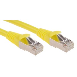 1 pcs - RS PRO Cat6 Male RJ45 to Male RJ45 Ethernet Cable, F/UTP, Yellow LSZH Sheath, 3m