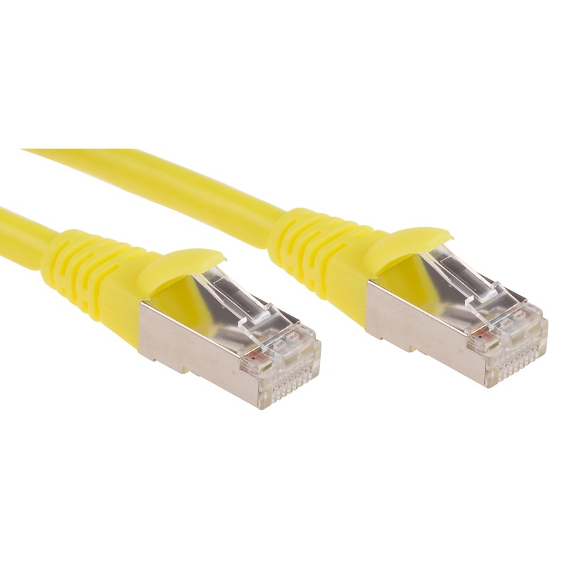 1 pcs - RS PRO Cat6 Male RJ45 to Male RJ45 Ethernet Cable, F/UTP, Yellow LSZH Sheath, 3m