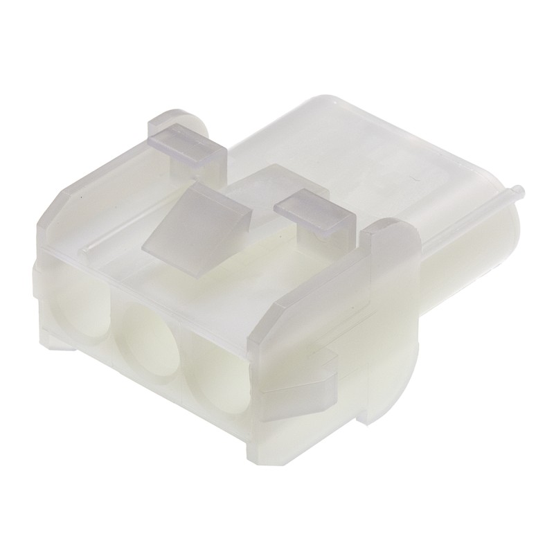100 pcs - 1-480701 TE Connectivity, Universal MATE-N-LOK Female Connector Housing, 6.35mm Pitch, 3 Way, 1 Row