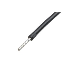 20 pcs - 215711-1101 Molex Male CLIK-Mate to Unterminated Crimped Wire, 75mm, 0.08mm², Black