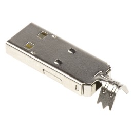 20 pcs - A-USBPA-N ASSMANN WSW Straight, Cable Mount, Plug Type A USB Connector