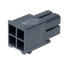 20 pcs - 170001-0104 Molex, Mega-Fit Female Connector Housing, 5.7mm Pitch, 4 Way, 2 Row