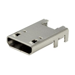 20 pcs - UJ2-MIBH-4-SMT-TR CUI Horizontal, SMT Type Type B 2 USB Connector