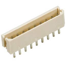 50 pcs - 1167032 Molex SPOX Series Straight Through Hole PCB Header, 9 Contact(s), 2.5mm Pitch, 1 Row(s), Shrouded