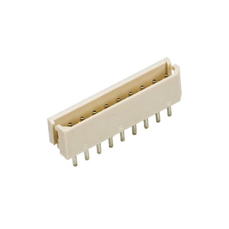 50 pcs - 1167032 Molex SPOX Series Straight Through Hole PCB Header, 9 Contact(s), 2.5mm Pitch, 1 Row(s), Shrouded