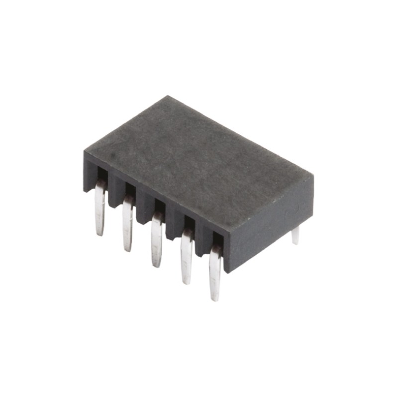20 pcs - M20-7890546 HARWIN Right Angle Through Hole Mount PCB Socket, 5-Contact, 1-Row, 2.54mm Pitch, Solder Termination