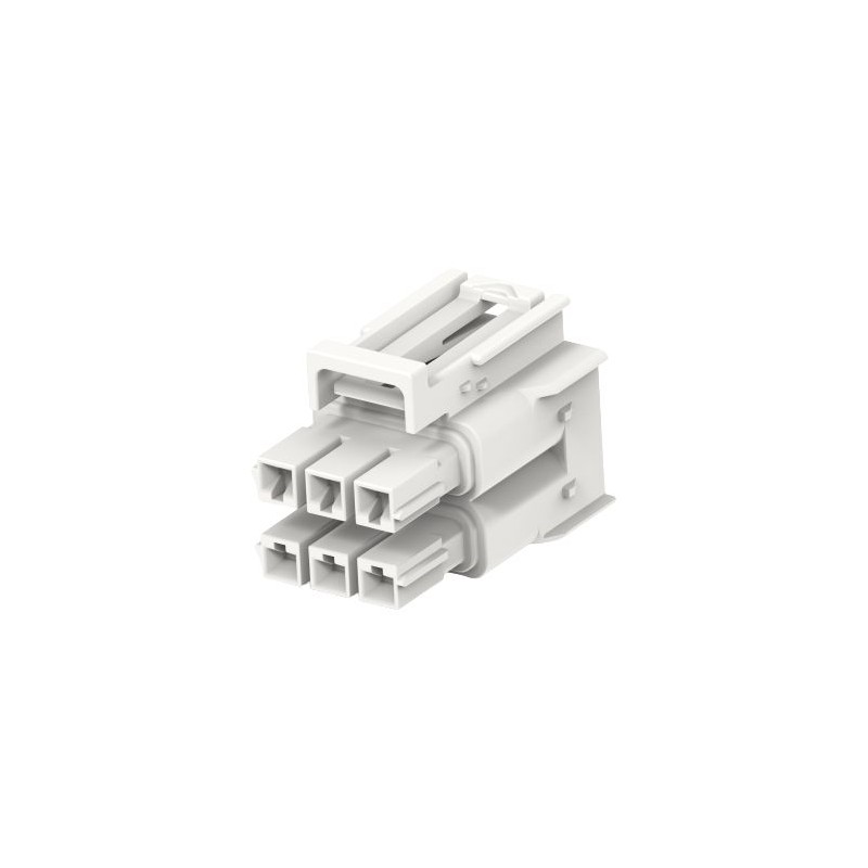 20 pcs - 1-2336229-6 TE Connectivity Housing, 6 Way, 15A, Power Versa-Lock 5.0, 600 V ac