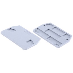 20 pcs - 1SNA117628R2200 Entrelec FEM Series End Section for Use with Terminal Block