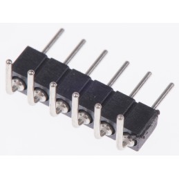 20 pcs - 830-80-006-20-001101 Preci-Dip Right Angle Through Hole Pin Header, 6 Contact(s), 2.0mm Pitch, 1 Row(s), Unshrouded
