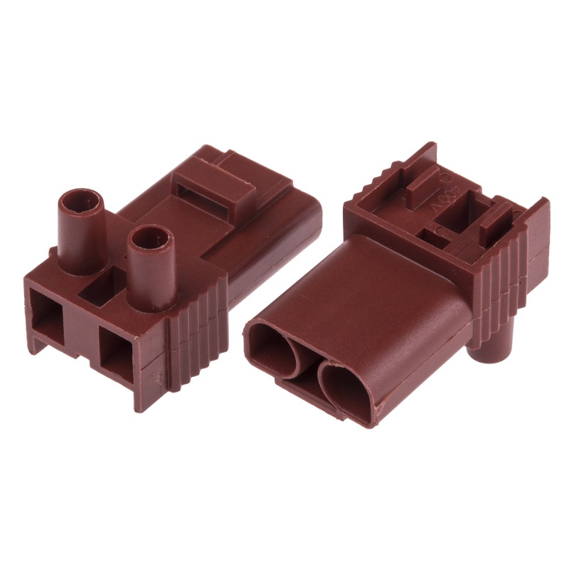 20 pcs - RS PRO Non-Fused Terminal Block, 2-Way, 16A, 2.5 mm² Wire, Screw Down Termination