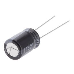 50 pcs - 6.3ZLH820M8X11.5 Rubycon 820μF Aluminium Electrolytic Capacitor 6.3V dc, Radial, Through Hole - 6.3ZLH820M8X11.5