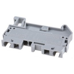 20 pcs - 3031364 Phoenix Contact ST 4 Series Grey DIN Rail Terminal Block, 0.2 - 6mm², Single-Level, Spring Clamp Termination