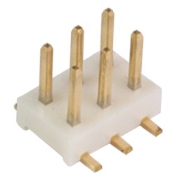 20 pcs - A3-6PA-2SV(71) Hirose A3 Series Straight Surface Mount Pin Header, 6 Contact(s), 2.0mm Pitch, 2 Row(s), Unshrouded