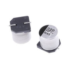 50 pcs - EEEFC1H221P Panasonic 220μF Electrolytic Capacitor 50V dc, Surface Mount - EEEFC1H221P