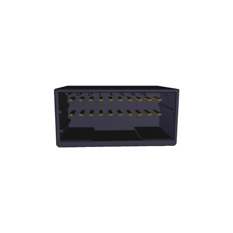 10 pcs - 1318127-1 TE Connectivity Dynamic 2000 Series Straight Through Hole PCB Header, 20 Contact(s), 2.5mm Pitch, 2 Row(s), S