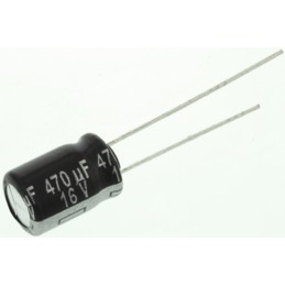 120 pcs - ECA1CHG471 Panasonic 470μF Aluminium Electrolytic Capacitor 16V dc, Radial, Through Hole - ECA1CHG471