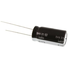 20 pcs - ECA1EHG222 Panasonic 2200μF Aluminium Electrolytic Capacitor 25V dc, Radial, Through Hole - ECA1EHG222
