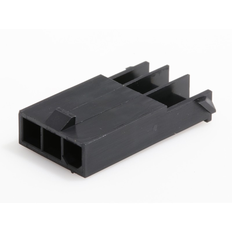 50 pcs - 200471-1002 Molex, 200471 2 Way Nylon Crimp Terminal Housing, Black