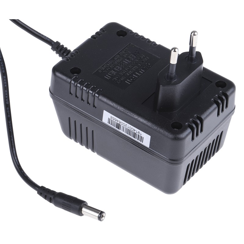 1 pcs - RS PRO 14W Plug-In AC/AC Adapter 24V ac Output, 580mA Output
