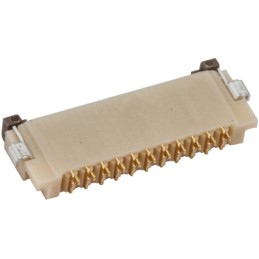 20 pcs - FH12-12S-1SH(55) Hirose, FH12 1mm Pitch 12 Way Right Angle Female FPC Connector, ZIF Bottom Contact