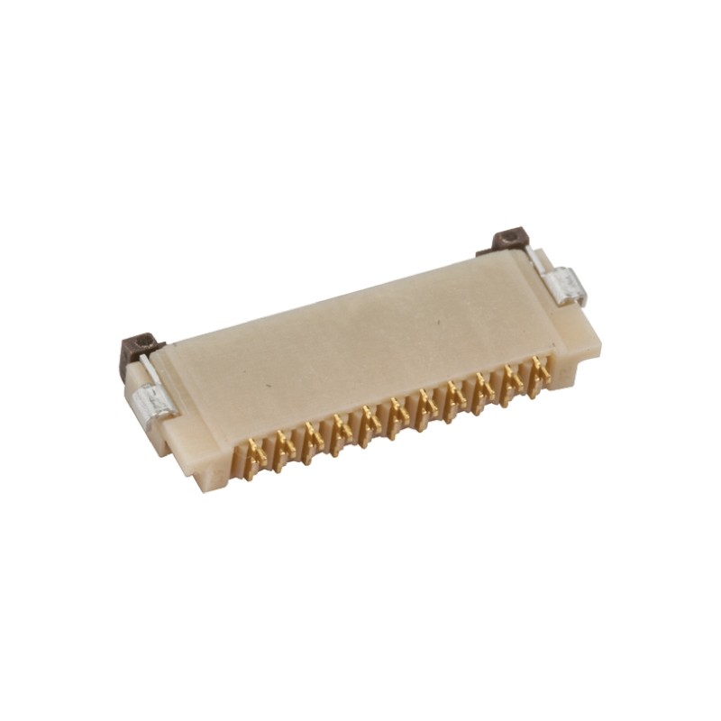 20 pcs - FH12-12S-1SH(55) Hirose, FH12 1mm Pitch 12 Way Right Angle Female FPC Connector, ZIF Bottom Contact