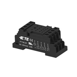 1 pcs - TE Connectivity 2071566 14 Pin 230V DIN Rail Relay Socket, for use with Relay
