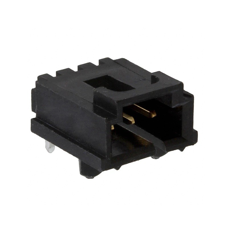 20 pcs - 705550072 Molex SL Series Right Angle PCB Header, 3 Contact(s), 2.54mm Pitch, 1 Row(s), Shrouded