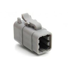 20 pcs - ATM06-6S Amphenol Industrial, ATM Automotive Connector Plug 6 Way, Crimp Termination