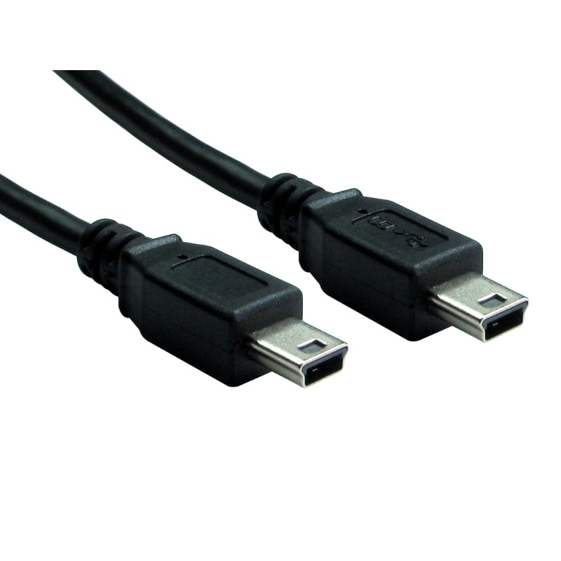 1 pcs - RS PRO USB 2.0 Cable, Male Mini USB A to Male Mini USB B Cable, 1m