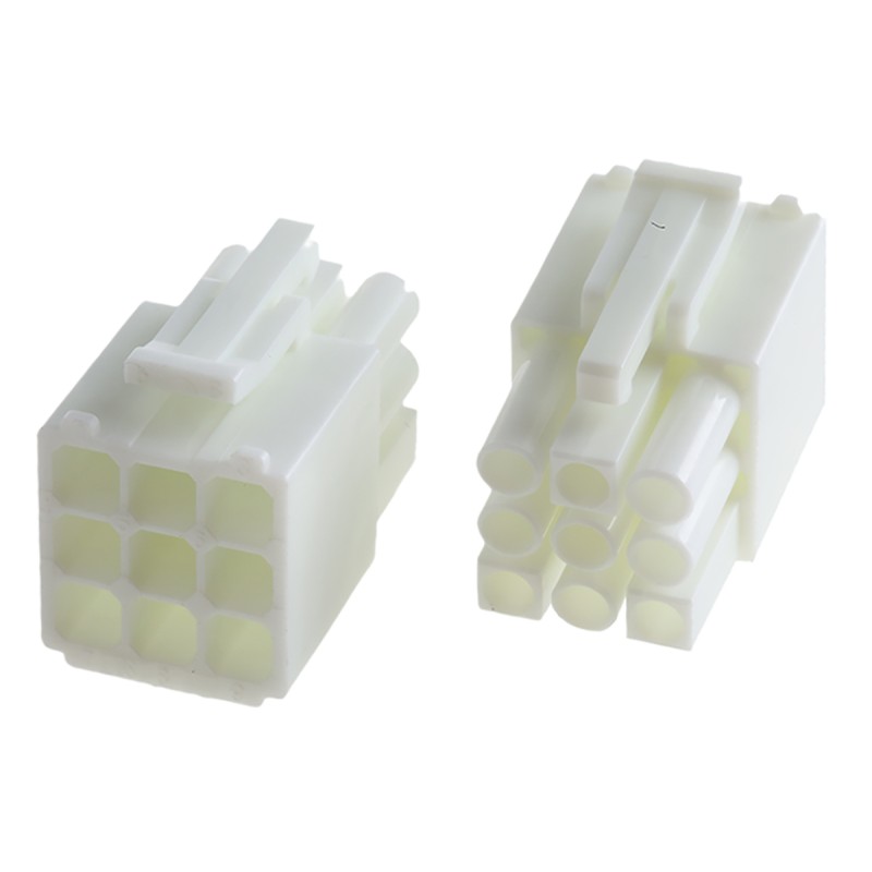 50 pcs - ELP-09V JST, EL Male Connector Housing, 3 Row