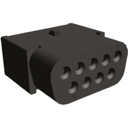 20 pcs - 207752-3 TE Connectivity, HDJ-20 Female Connector Housing, 2.74mm Pitch, 9 Way, 2 Row