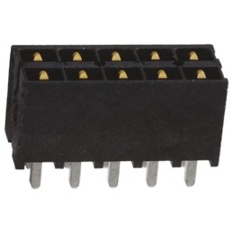 10 pcs - IPT1-105-01-L-D Samtec IPT1 Series Straight Through Hole PCB Header, 10 Contact(s), 2.54mm Pitch, 2 Row(s), Shrouded