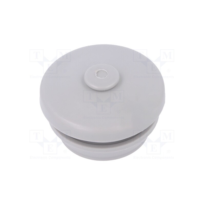 10 pcs : 26041601 - Grommet, elastomer thermoplastic TPE, grey, Holes no: 1, -35÷60°C