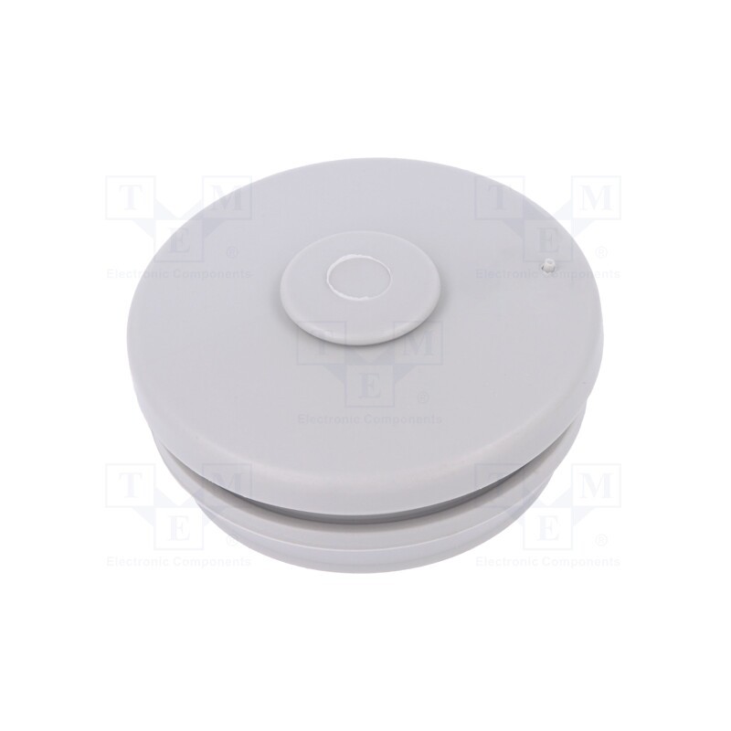 10 pcs : 26042501 - Grommet, elastomer thermoplastic TPE, grey, Holes no: 1, -35÷60°C