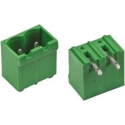 50 pcs - 796638-2 TE Connectivity 5.08mm Pitch 2 Way Right Angle Pluggable Terminal Block, Header, Through Hole, Solder Terminat