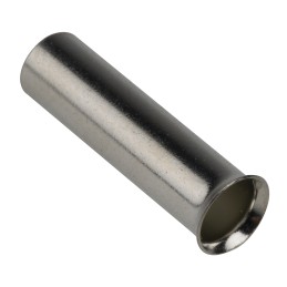 500 pcs - RS PRO Crimp Bootlace Ferrule, 15mm Pin Length, 3.9 mm, 4.7 mm Pin Diameter, 6mm² Wire Size