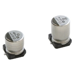 50 pcs - UCB1E101MNL1GS Nichicon 100μF Aluminium Electrolytic Capacitor 25V dc, Surface Mount - UCB1E101MNL1GS