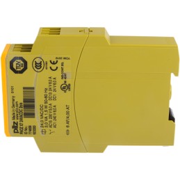 1 pcs - Pilz Single-Channel Safety Switch/Interlock Safety Relay, 24V ac/dc, 2 Safety Contacts