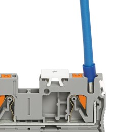 20 pcs - 3211896 Phoenix Contact PTS 2.5-TWIN Series Grey Feed Through Terminal Block, 0.14 - 4mm², Single-Level, Push In