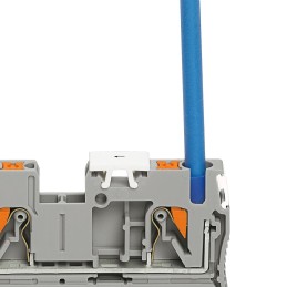 20 pcs - 3211896 Phoenix Contact PTS 2.5-TWIN Series Grey Feed Through Terminal Block, 0.14 - 4mm², Single-Level, Push In