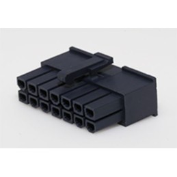 20 pcs - 469921410 Molex, Mini-Fit Female Crimp Connector Housing, 4.2mm Pitch, 14 Way, 2 Row Side Entry