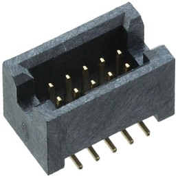 1 pcs - HARWIN Archer M50 Series Straight Surface Mount PCB Header, 10 Contact(s), 1.27mm Pitch, 2 Row(s), Shrouded