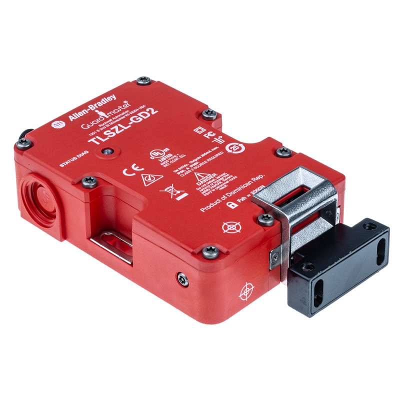 1 pcs - Allen Bradley Guardmaster 440G-TZ Series Solenoid Interlock Switch, Power to Lock, 24V dc, Actuator Included