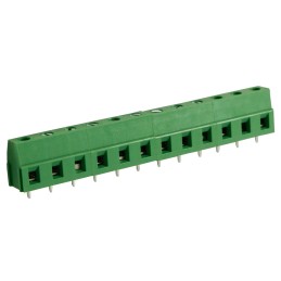 20 pcs - RS PRO PCB Terminal Block, 12-Contact, 7.5mm Pitch, Through Hole Mount, 1-Row, Screw Termination