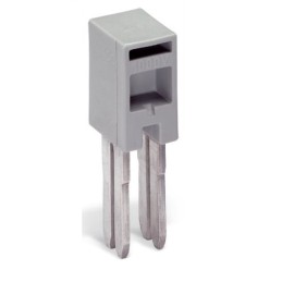 20 pcs - 285-435 Wago 285 Series Adjacent Jumper for Use with 285 Series Terminal Blocks, 85A, ATEX