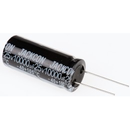 10 pcs - RS PRO 10000μF Aluminium Electrolytic Capacitor 25V dc, Radial, Through Hole