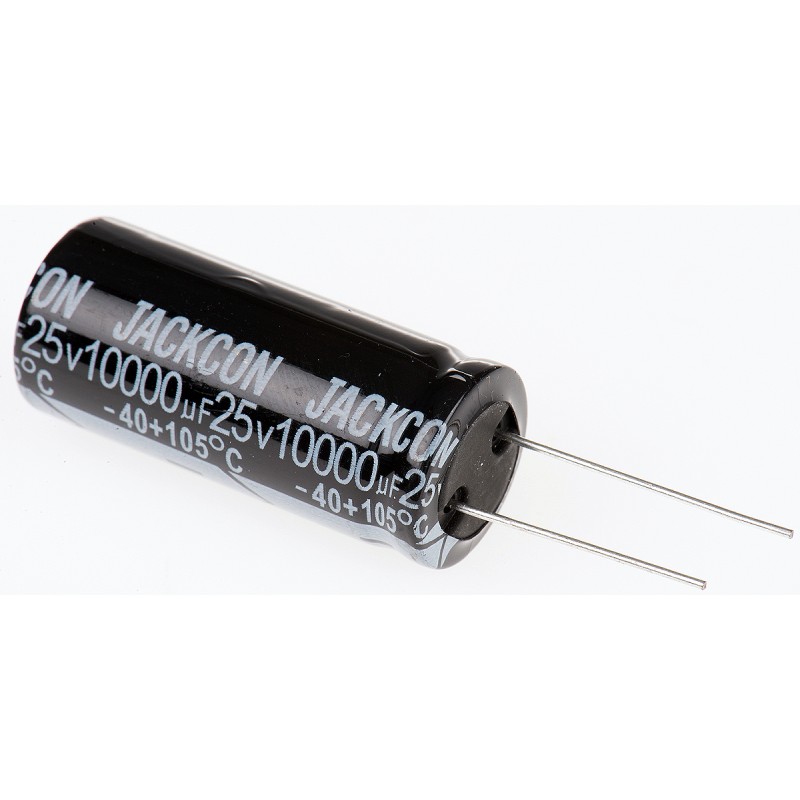 10 pcs - RS PRO 10000μF Aluminium Electrolytic Capacitor 25V dc, Radial, Through Hole