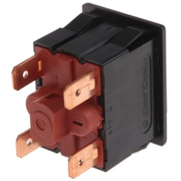 1 pcs - Marquardt Push Button Switch, Momentary, Panel Mount, DPST