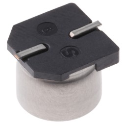 20 pcs - 25SVPF100M Panasonic 100μF Surface Mount Polymer Capacitor, 25V dc